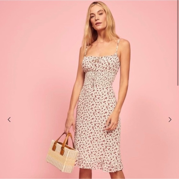 Reformation Genie Dress in Alexandria size 4 NWT - Picture 2 of 14